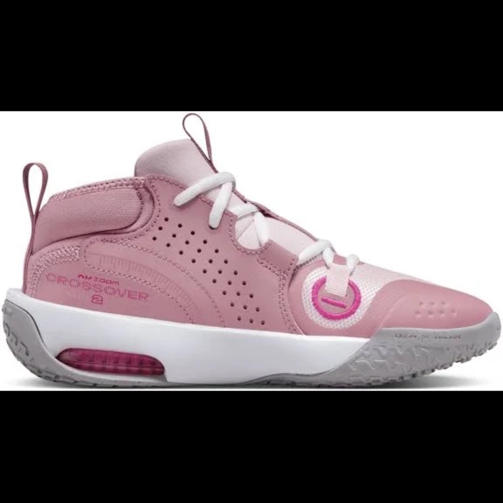 Nike Zoom CrossOver 2 Pink Basketball Shoes Youth 7Y Women 8.5 Zoom Air NWOT